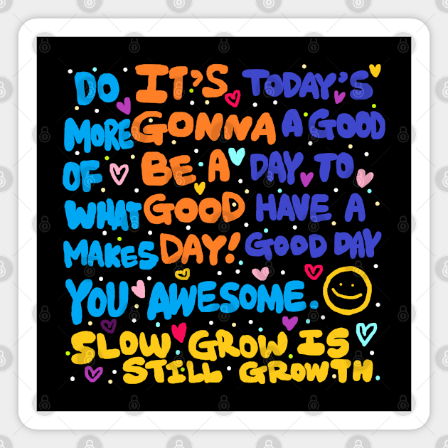 good day, quote Magnet by zzzozzo